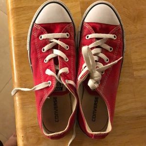 Red converse